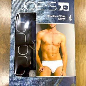 Joe’s Premium Cotton Briefs Size LG 36-38 4 in box